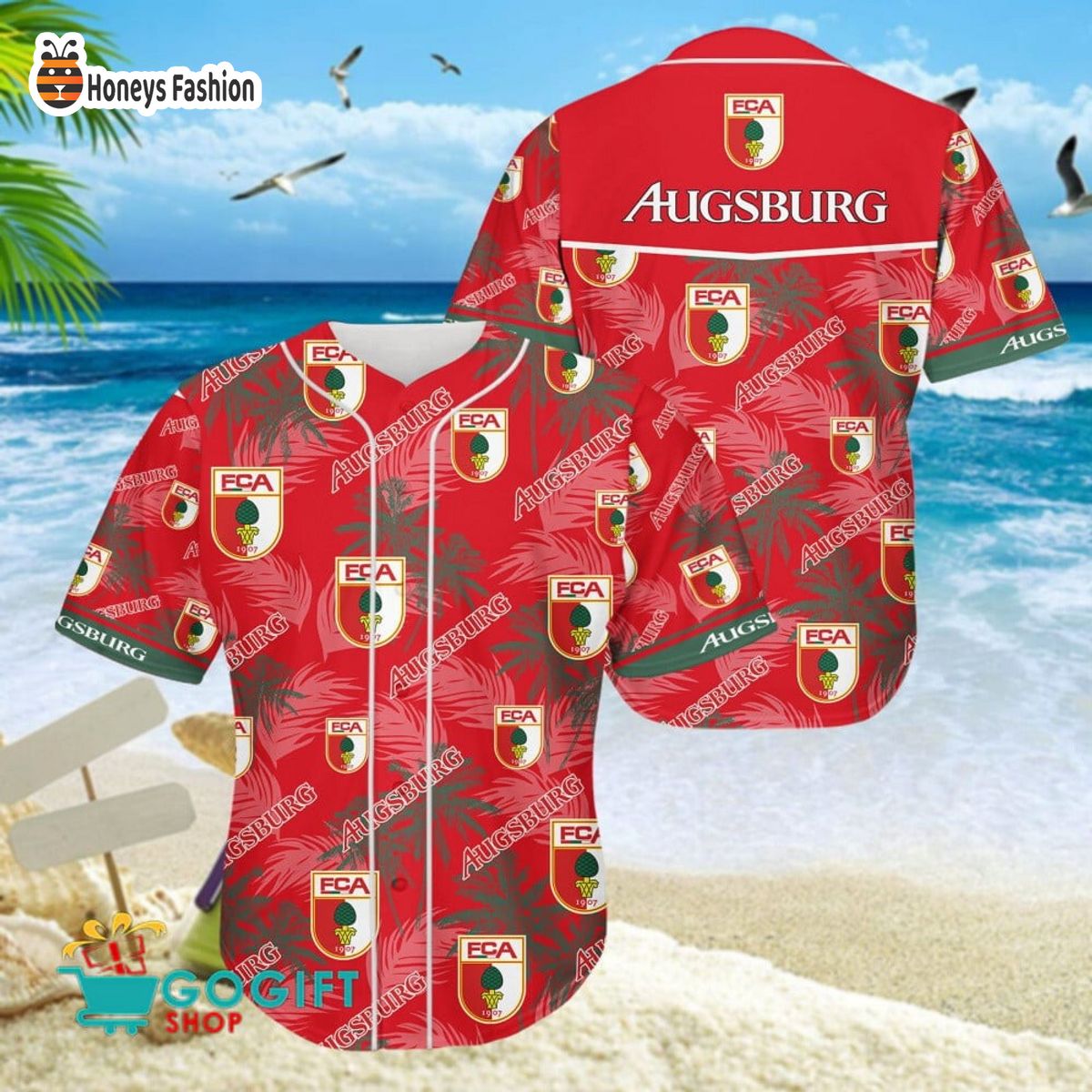 FC Augsburg Baseball Shirt