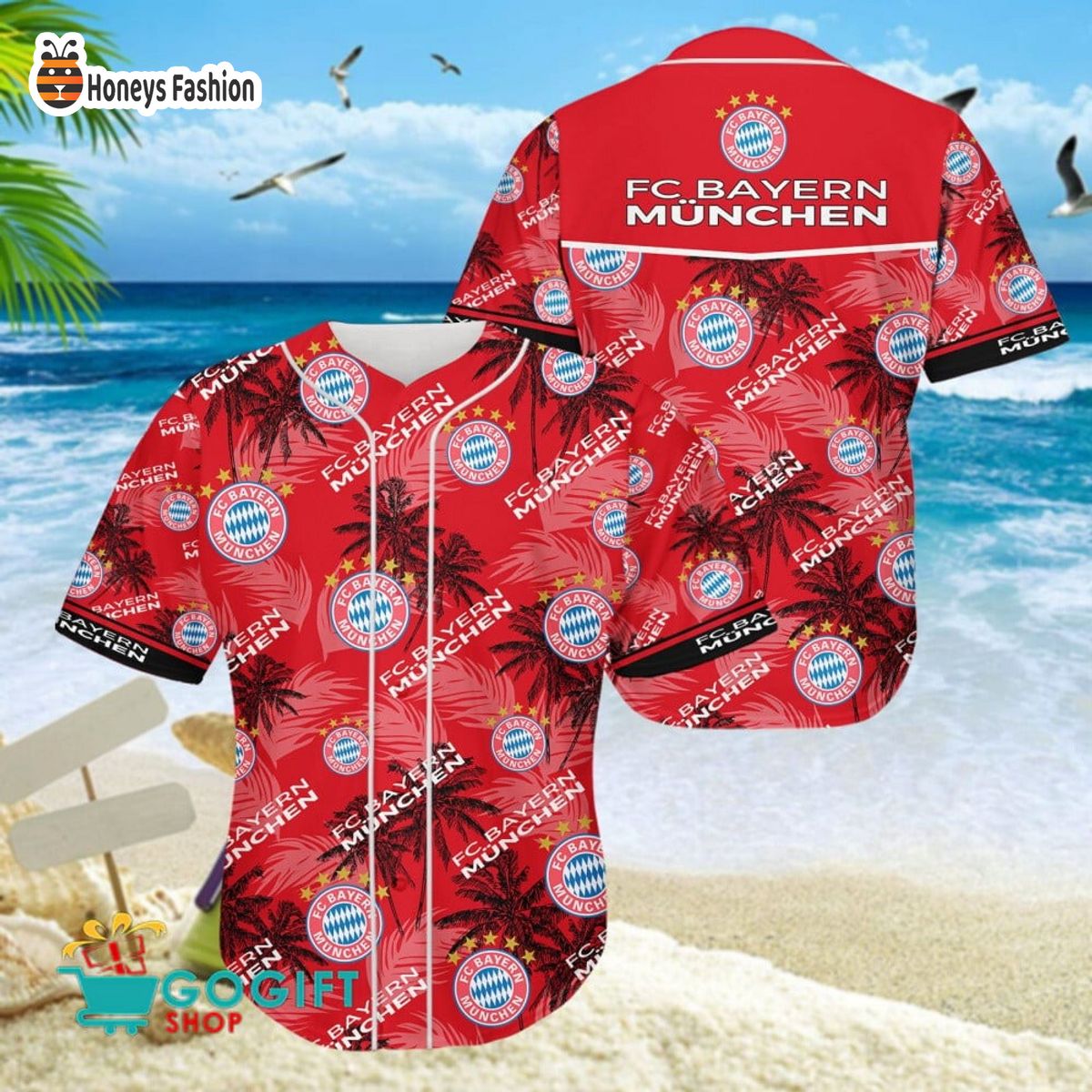 FC Bayern Munchen Baseball Shirt
