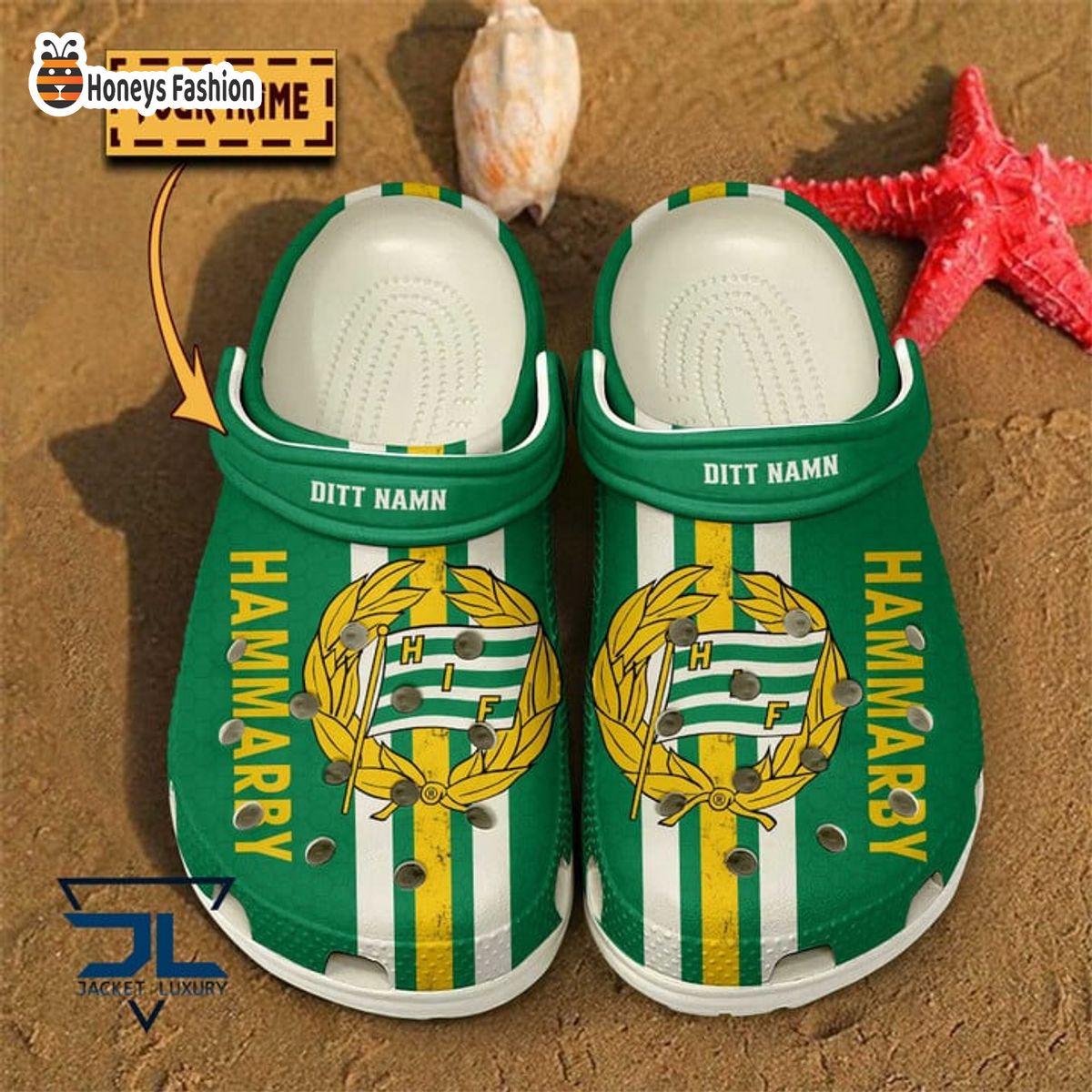 Hammarby Fotboll custom name crocs