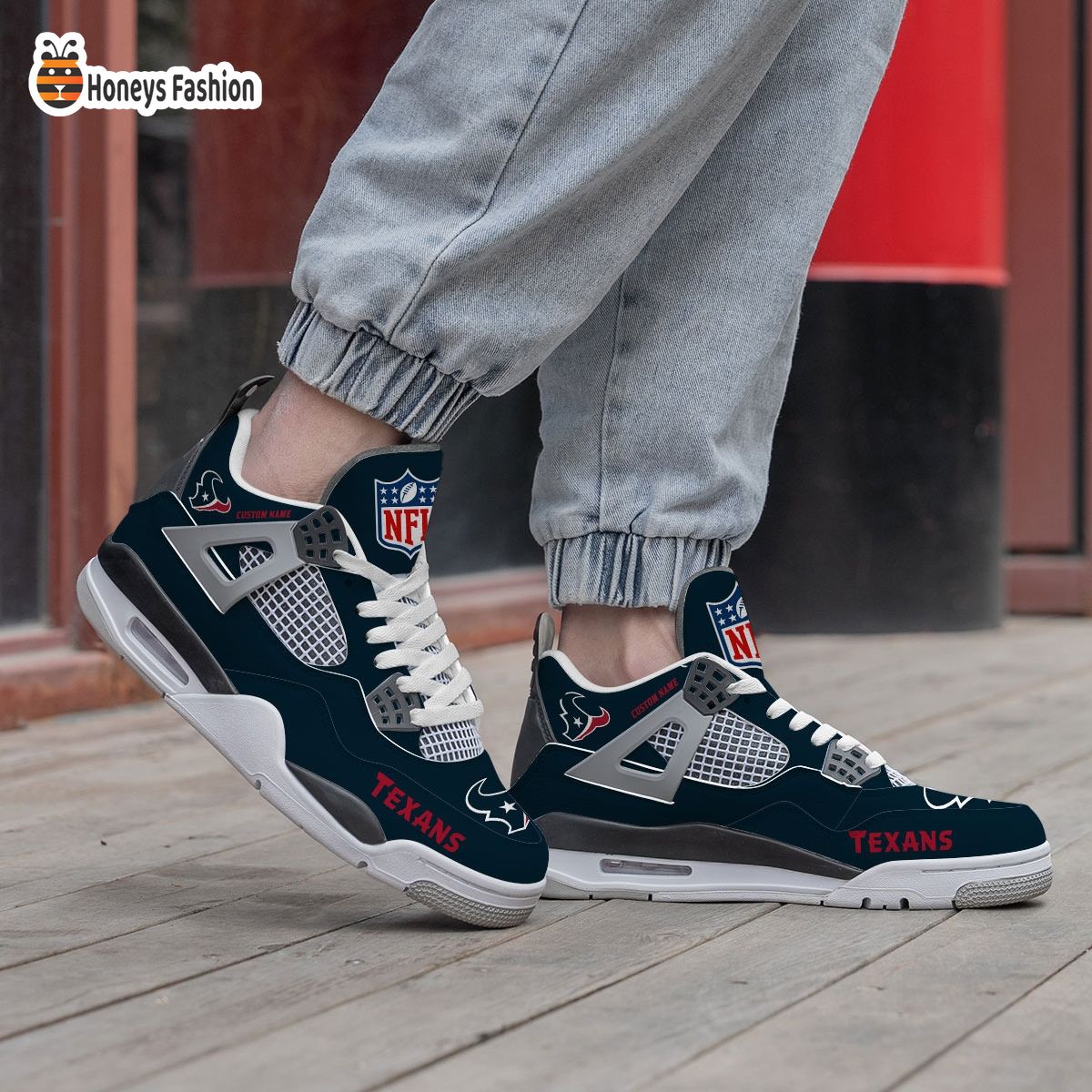 Houston Texans NFL Air Jordan 4 Shoes