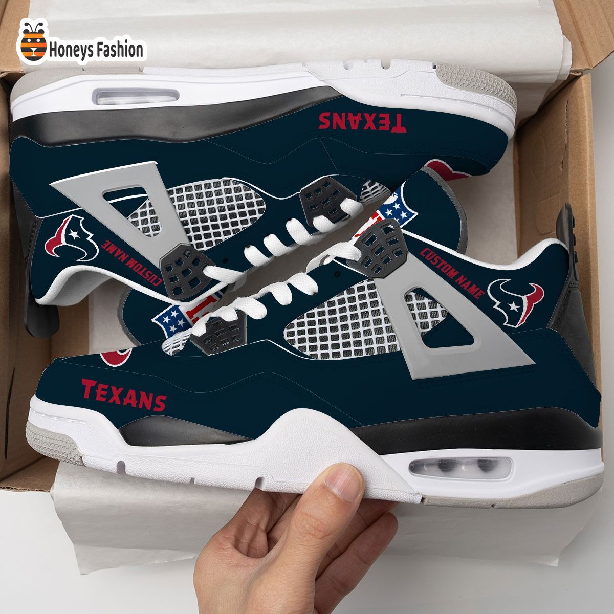 Houston Texans NFL Air Jordan 4 Shoes