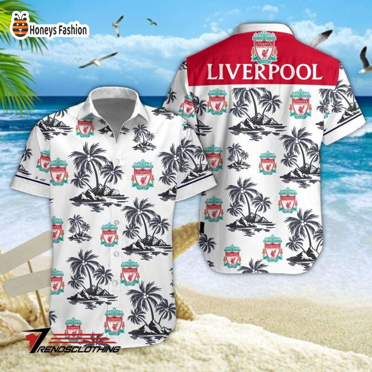 Liverpool F.C 2023 hawaiian shirt