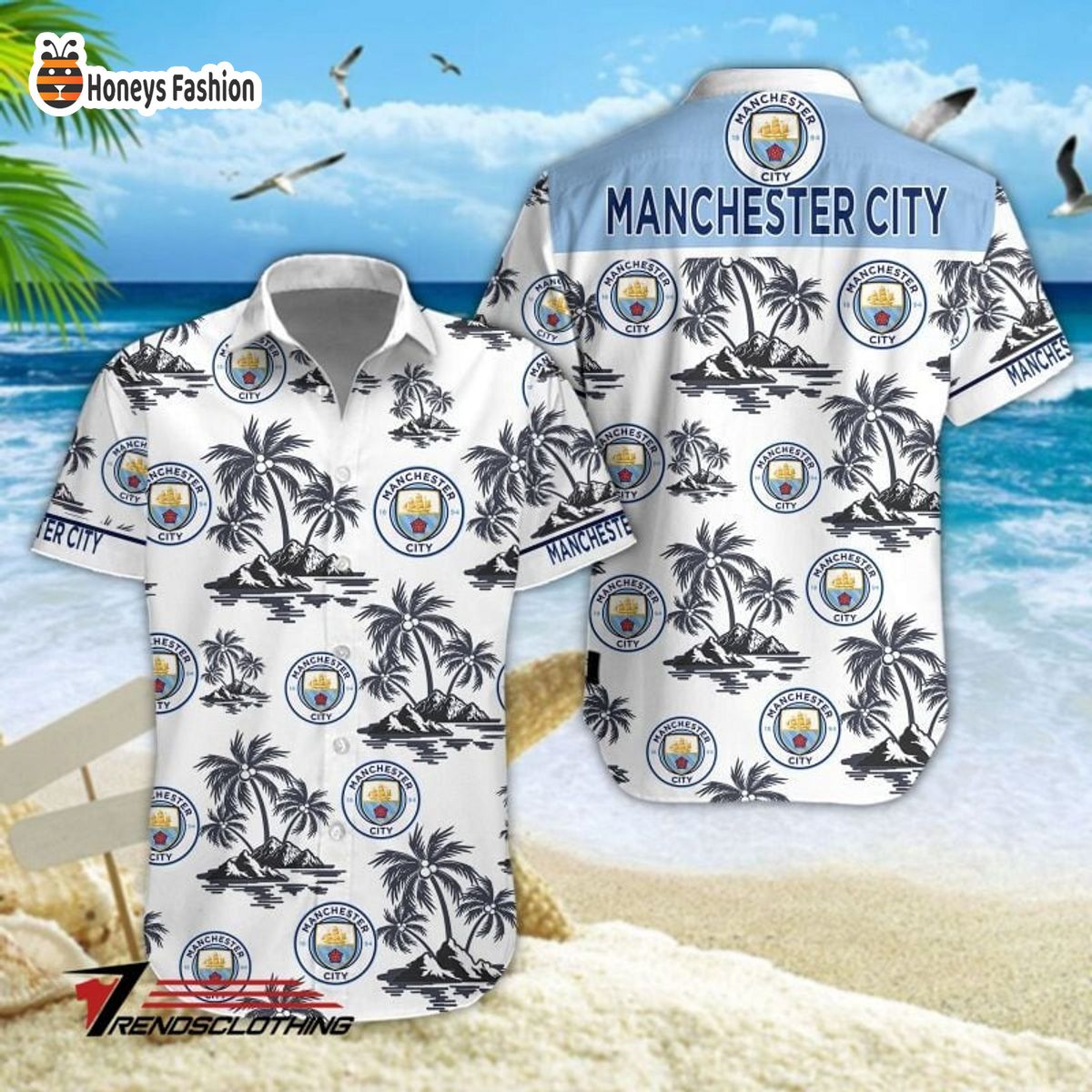 Manchester City F.C 2023 hawaiian shirt