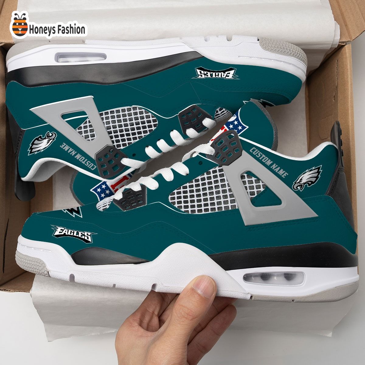 Philadelphia Eagles NFL Air Jordan 4 Shoes