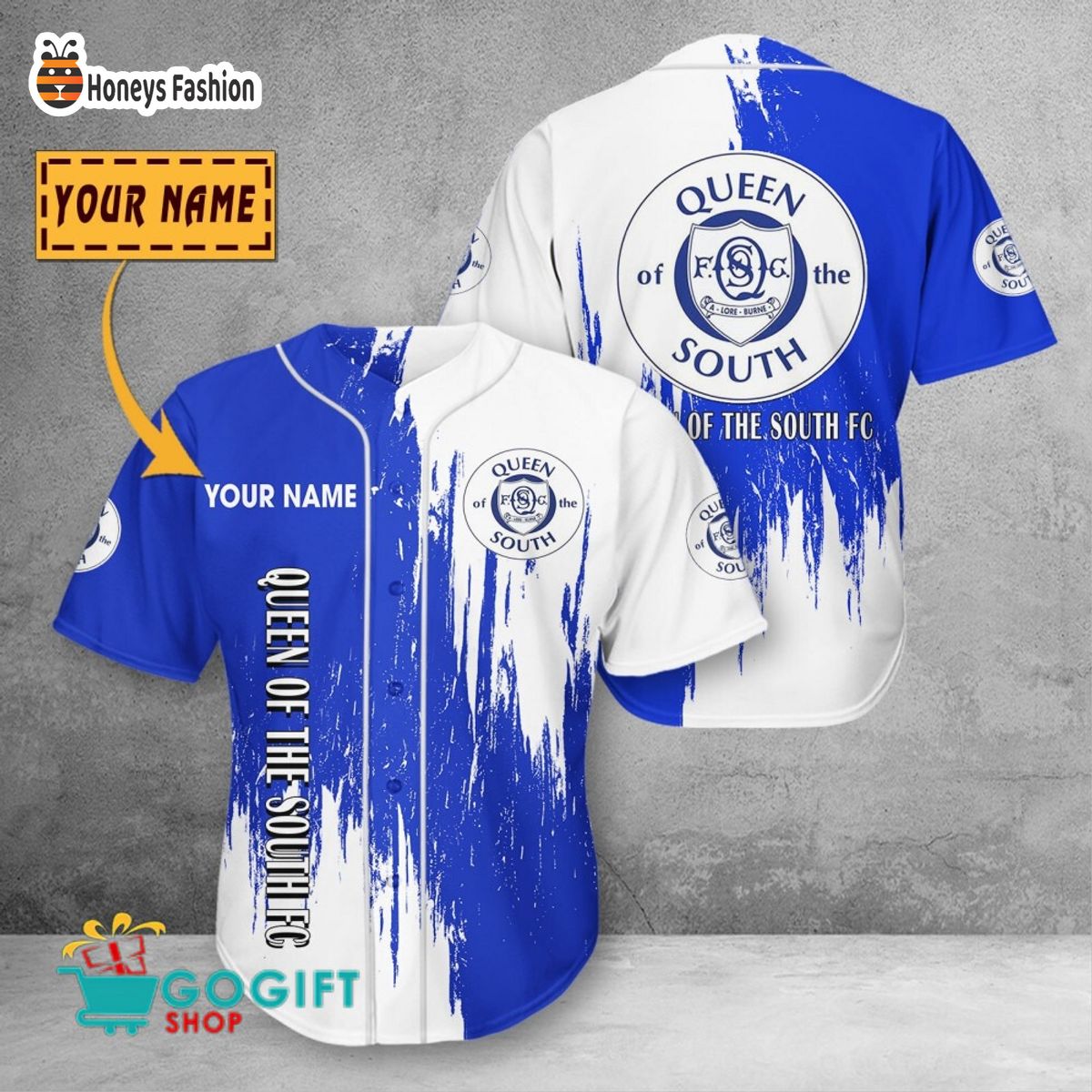 Queen of the South F.C custom name baseball jersey