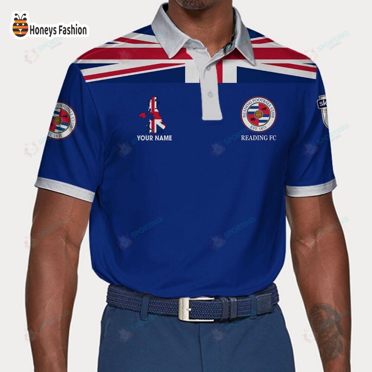 Reading F.C custom name polo shirt