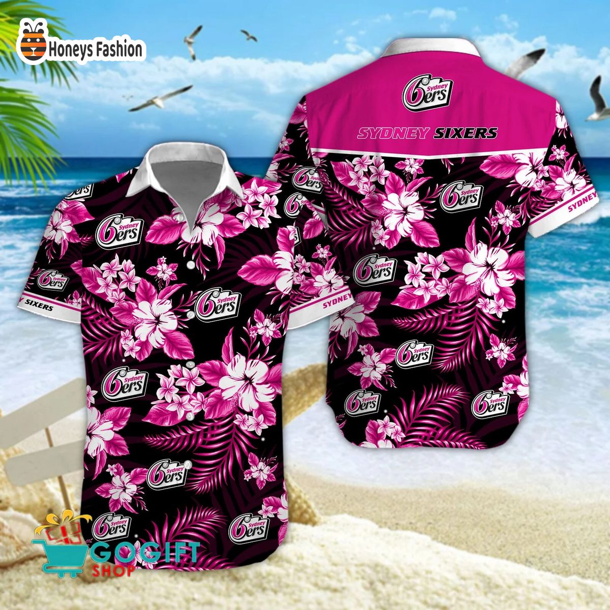 Sydney Sixers hawaiian shirt and short