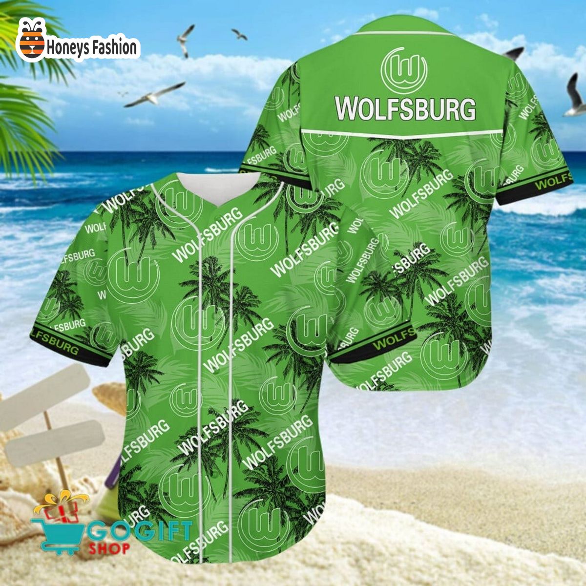 VfL Wolfsburg Baseball Shirt