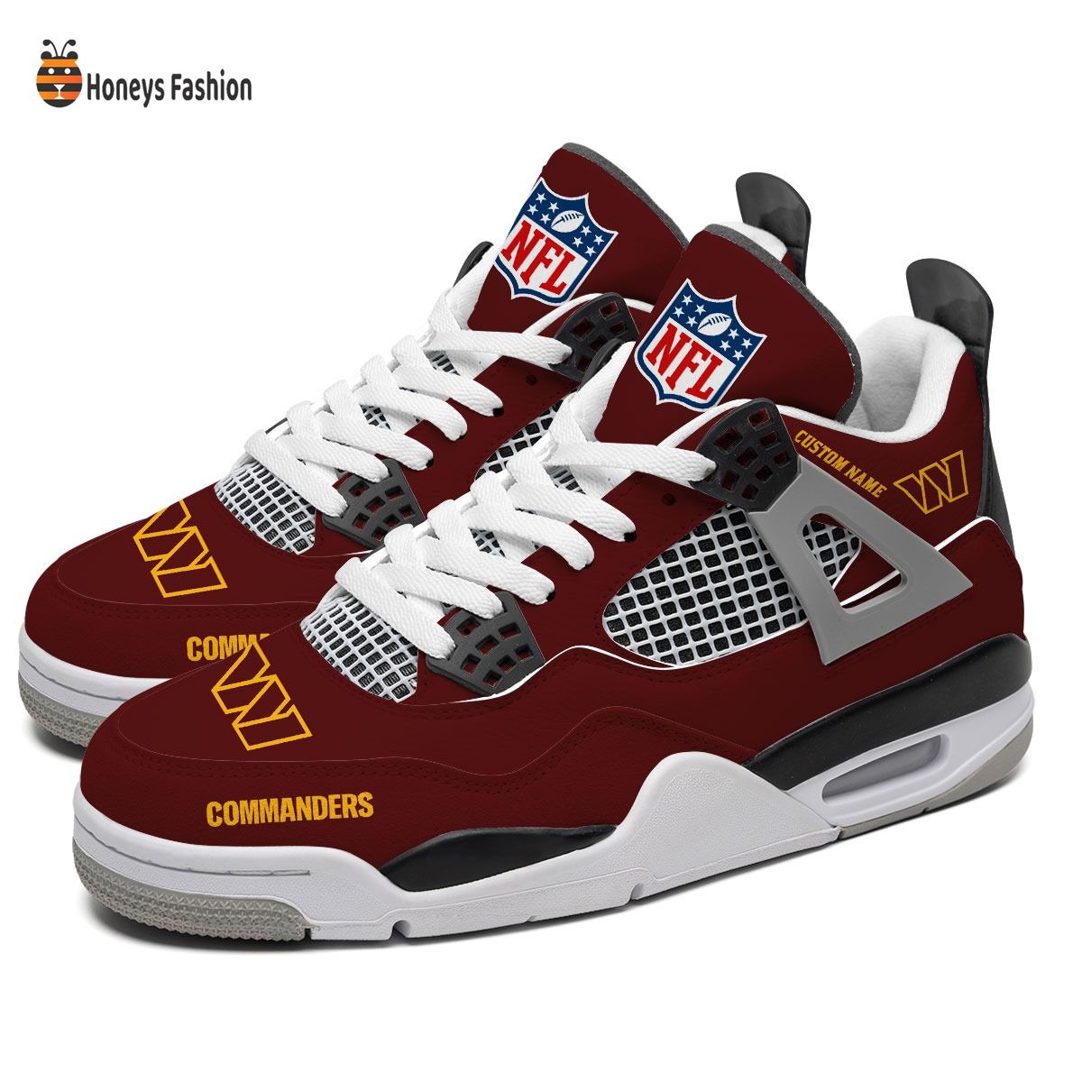 Washington Commanders NFL Air Jordan 4 Shoes