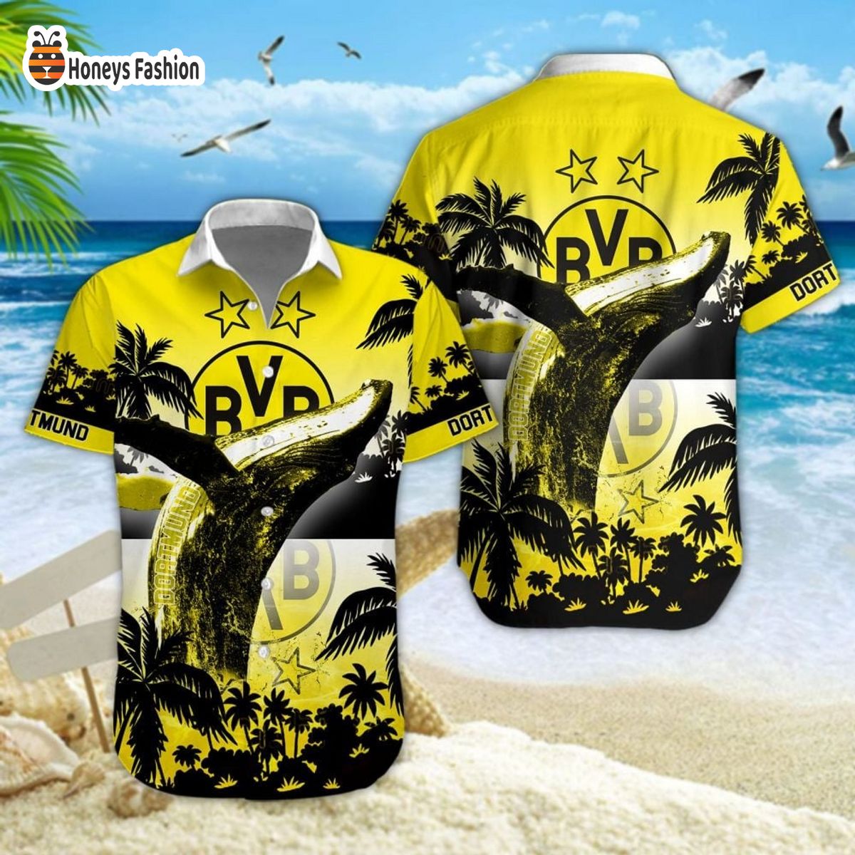 Borussia Dortmund 2023 hawaiian shirt