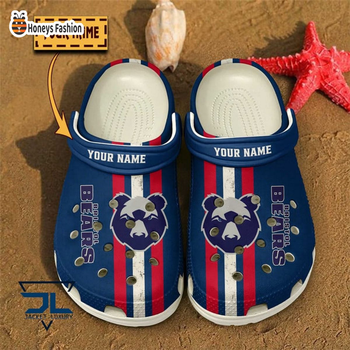 Bristol Bears Personalized Rugby Classic Crocs