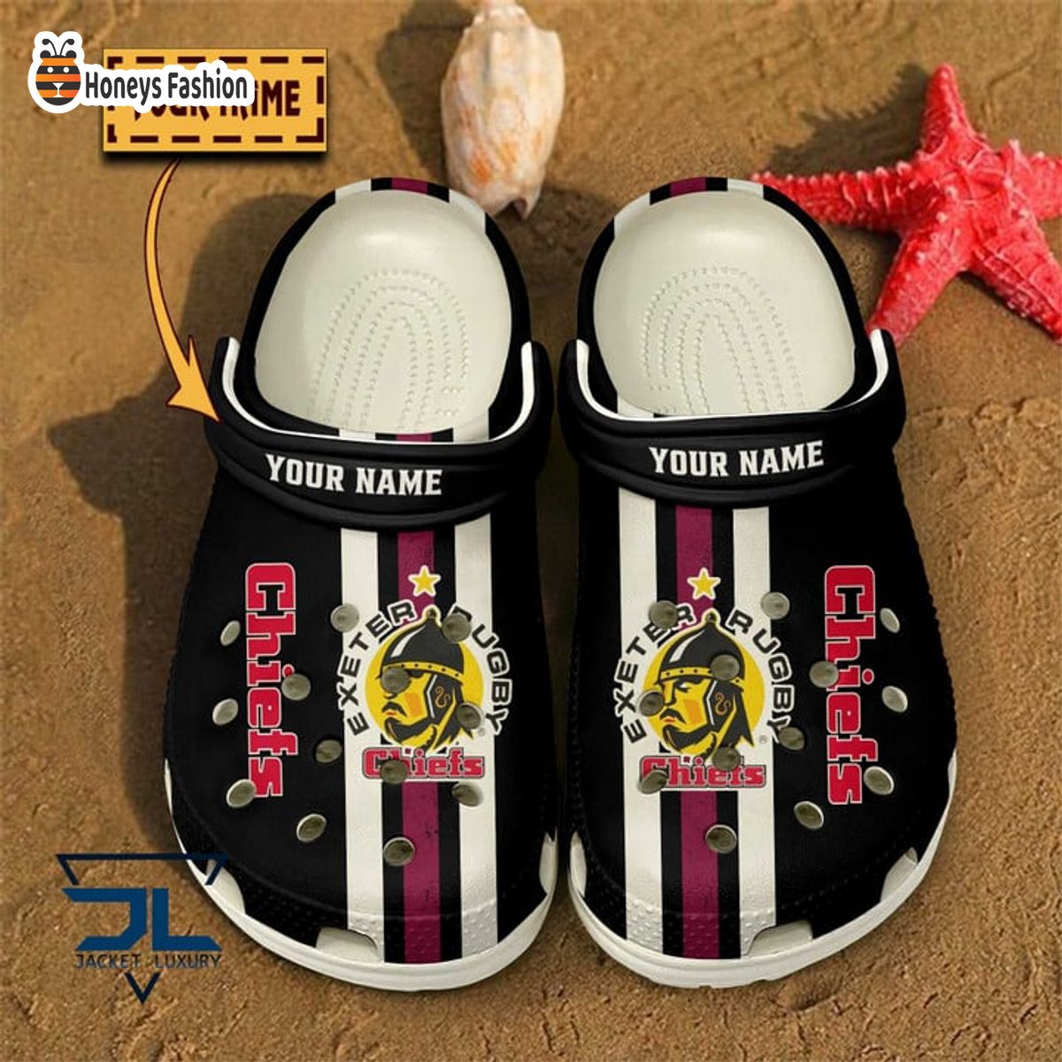 Exeter Chiefs Personalized Rugby Classic Crocs