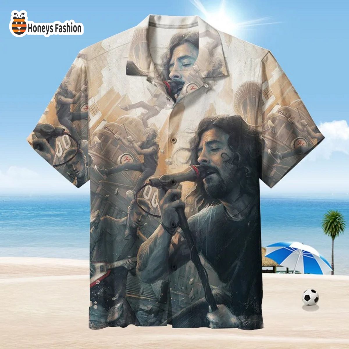 Foo Fighters The Colour and the Shape Albums Hawaiian Shirt