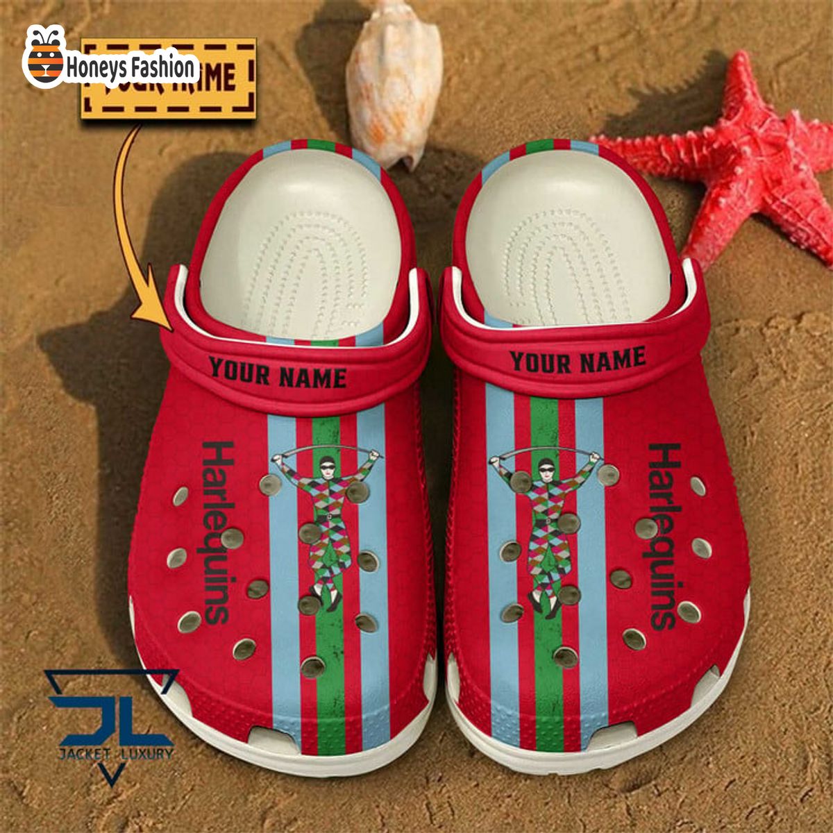 Harlequins Personalized Rugby Classic Crocs