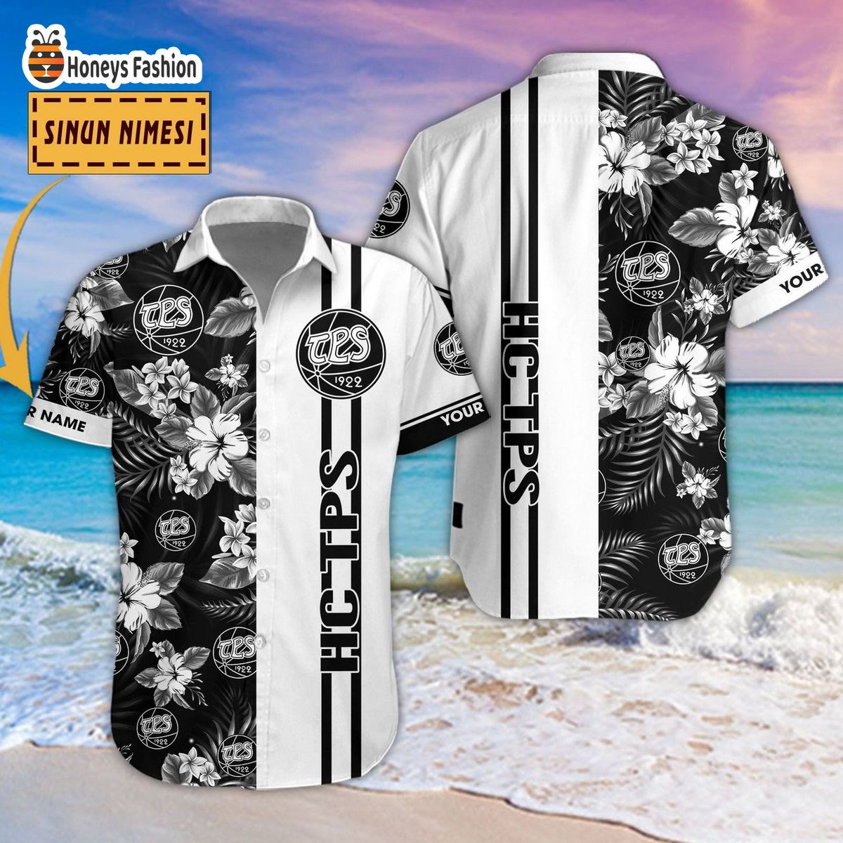 HC TPS liiga custom name hawaiian shirt