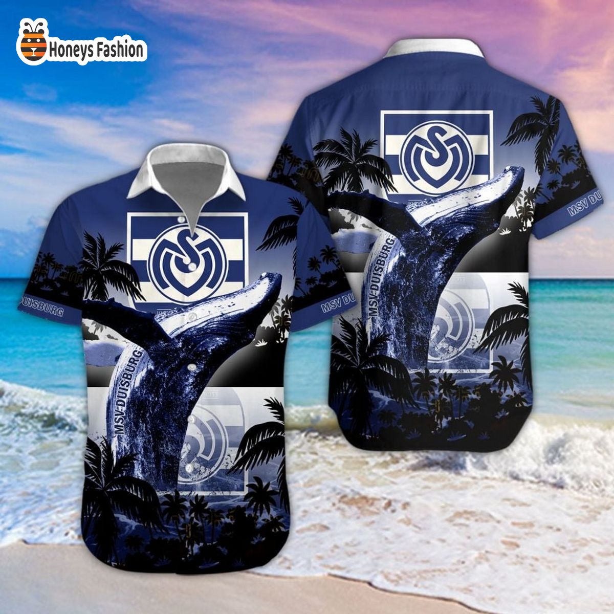 MSV Duisburg 2023 hawaiian shirt