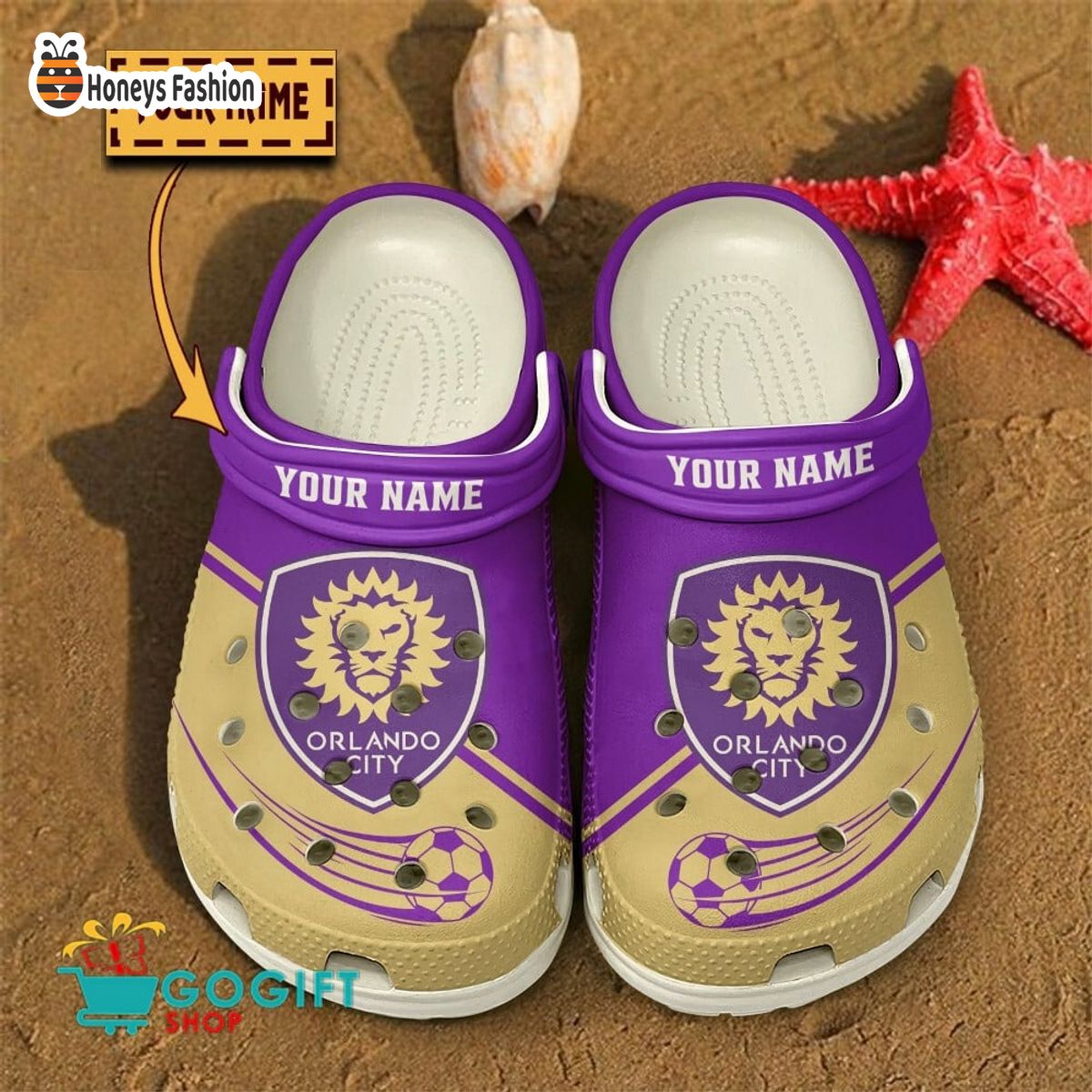 Orlando City SC Custom Name Crocs