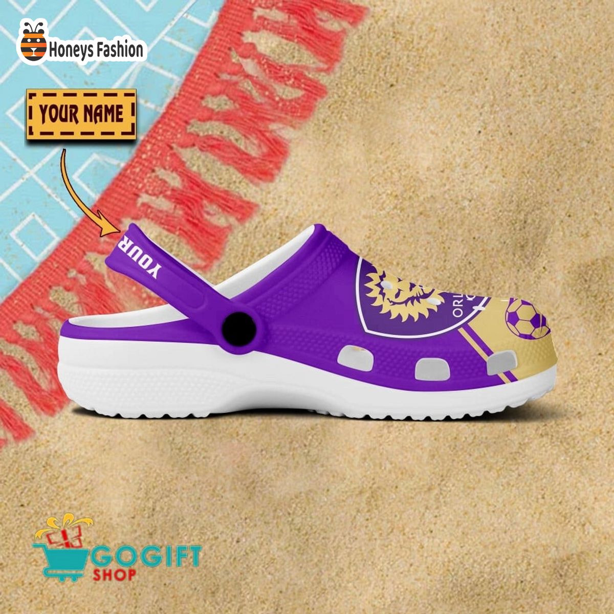 Orlando City SC Custom Name Crocs