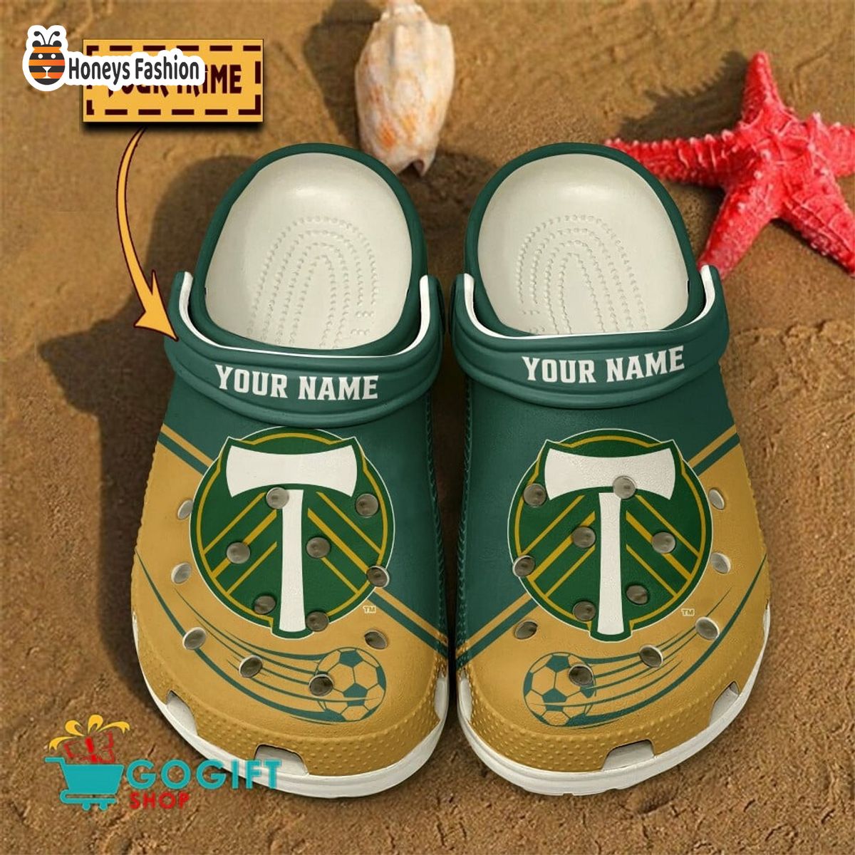 Portland Timbers Custom Name Crocs