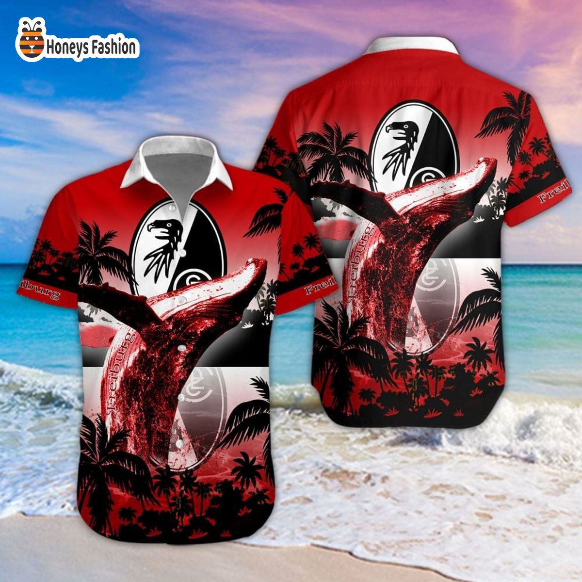 SC Freiburg 2023 hawaiian shirt