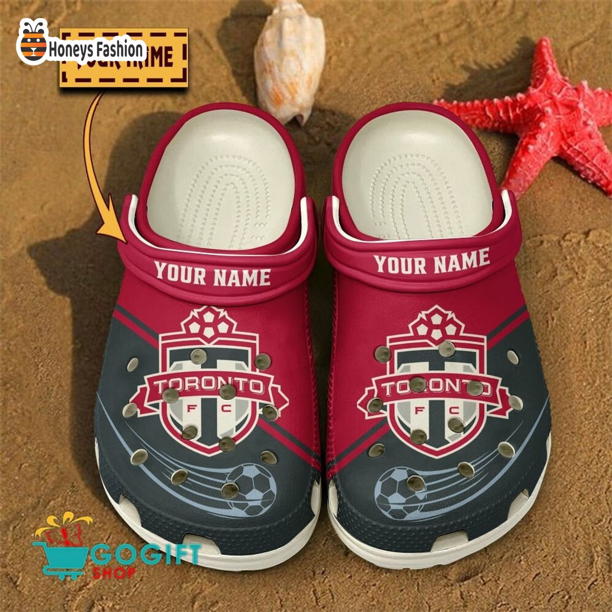 Toronto FC Custom Name Crocs