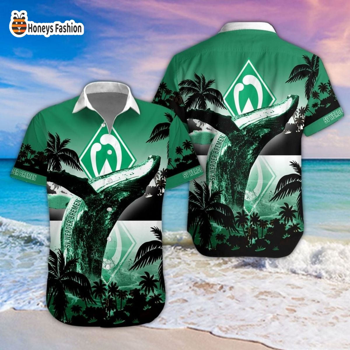 Werder Bremen 2023 hawaiian shirt