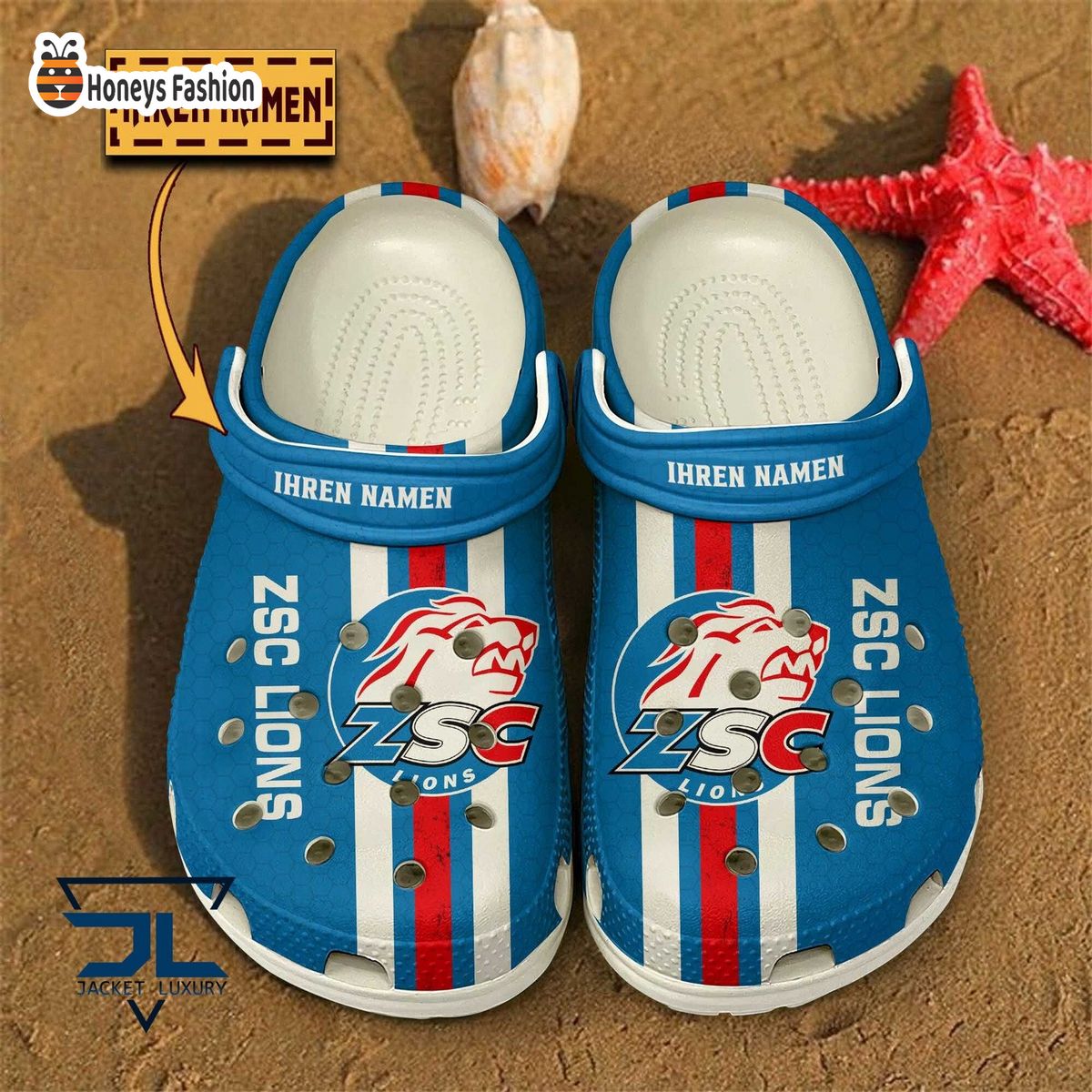 ZSC Lions custom name crocs