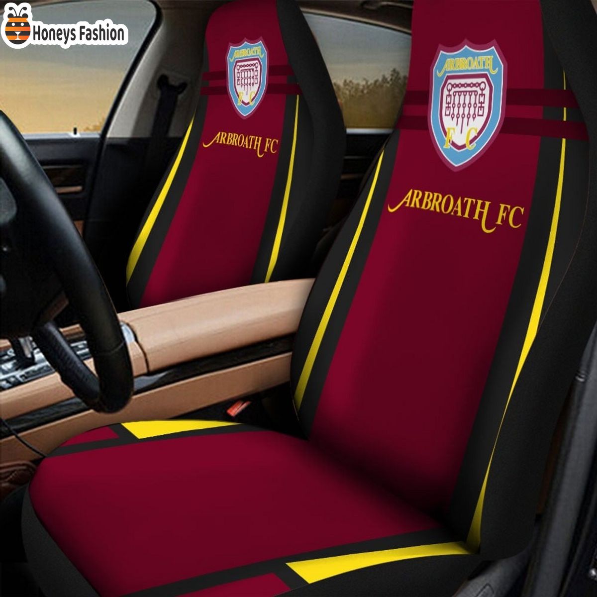 Arbroath F.C. car seat cover