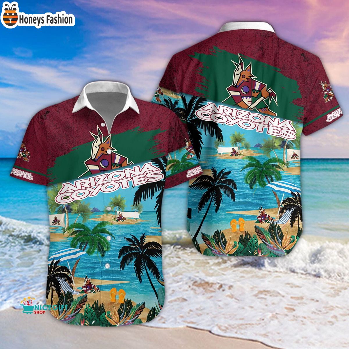 Arizona Coyotes NHL 2023 Summer Hawaiian Shirt