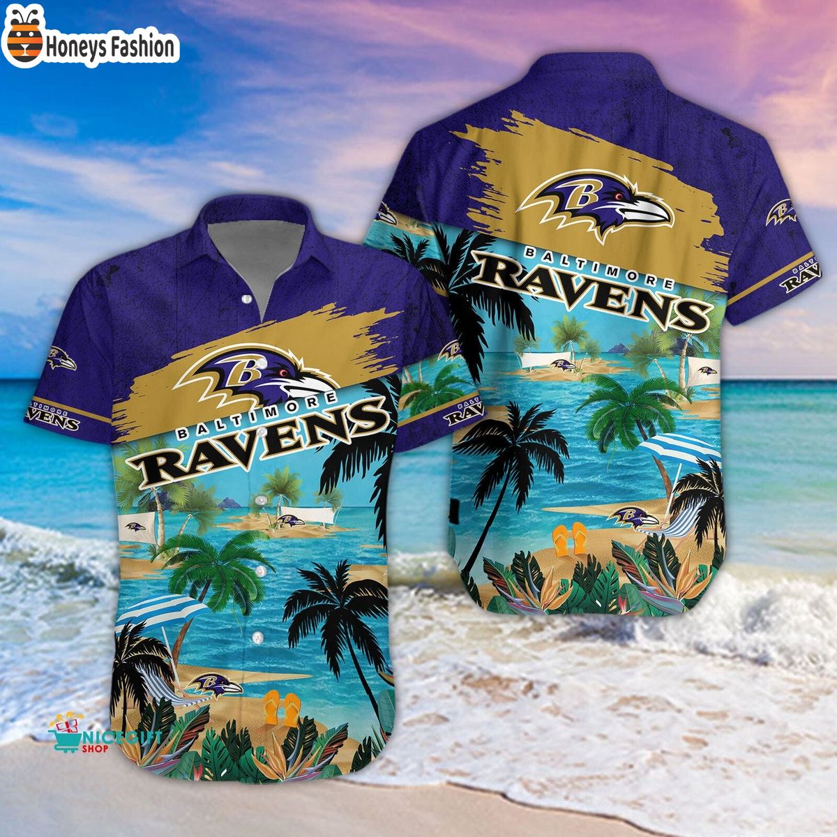 Baltimore Ravens NFL Summer 2023 Hawaiian Shirt