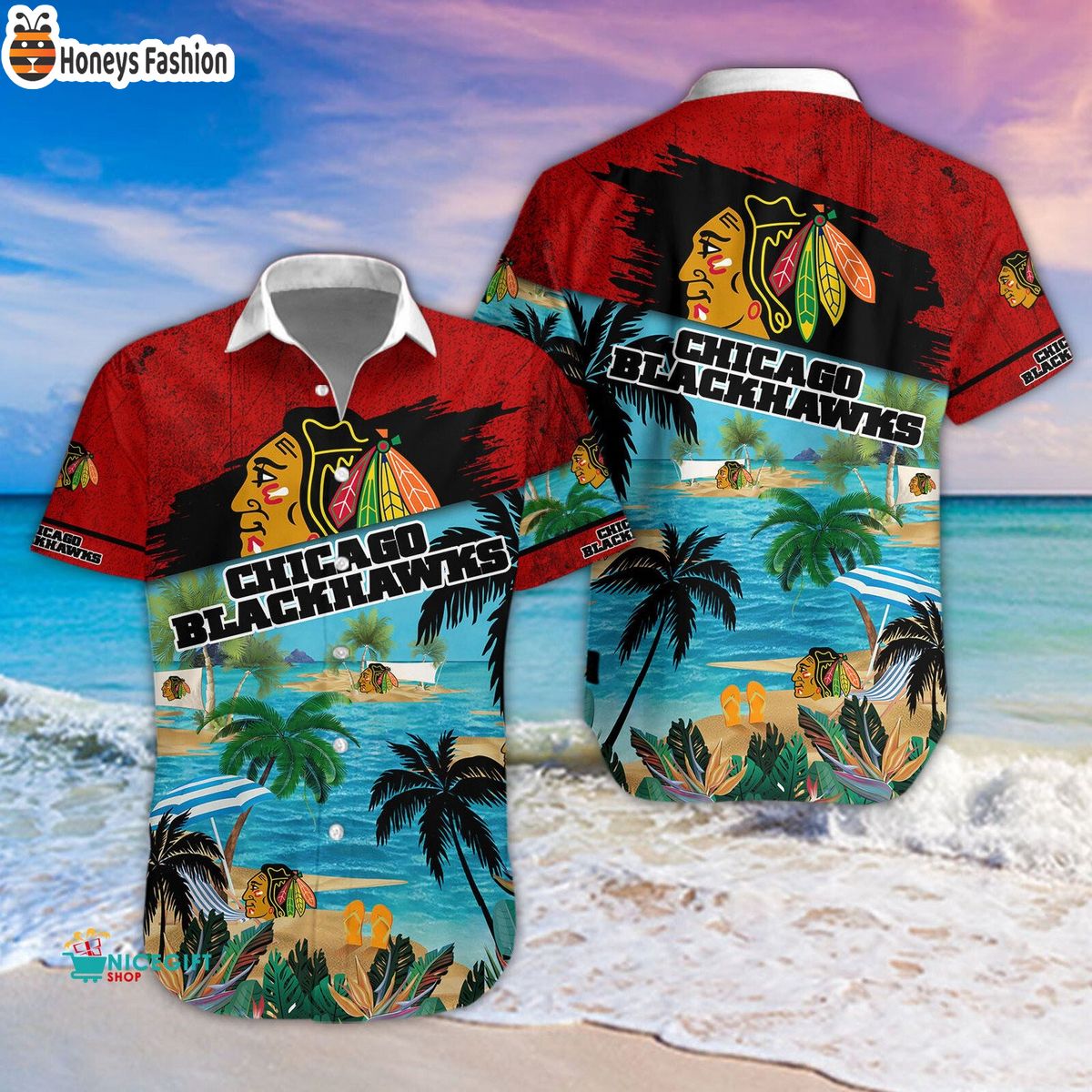 Chicago Blackhawks NHL 2023 Summer Hawaiian Shirt