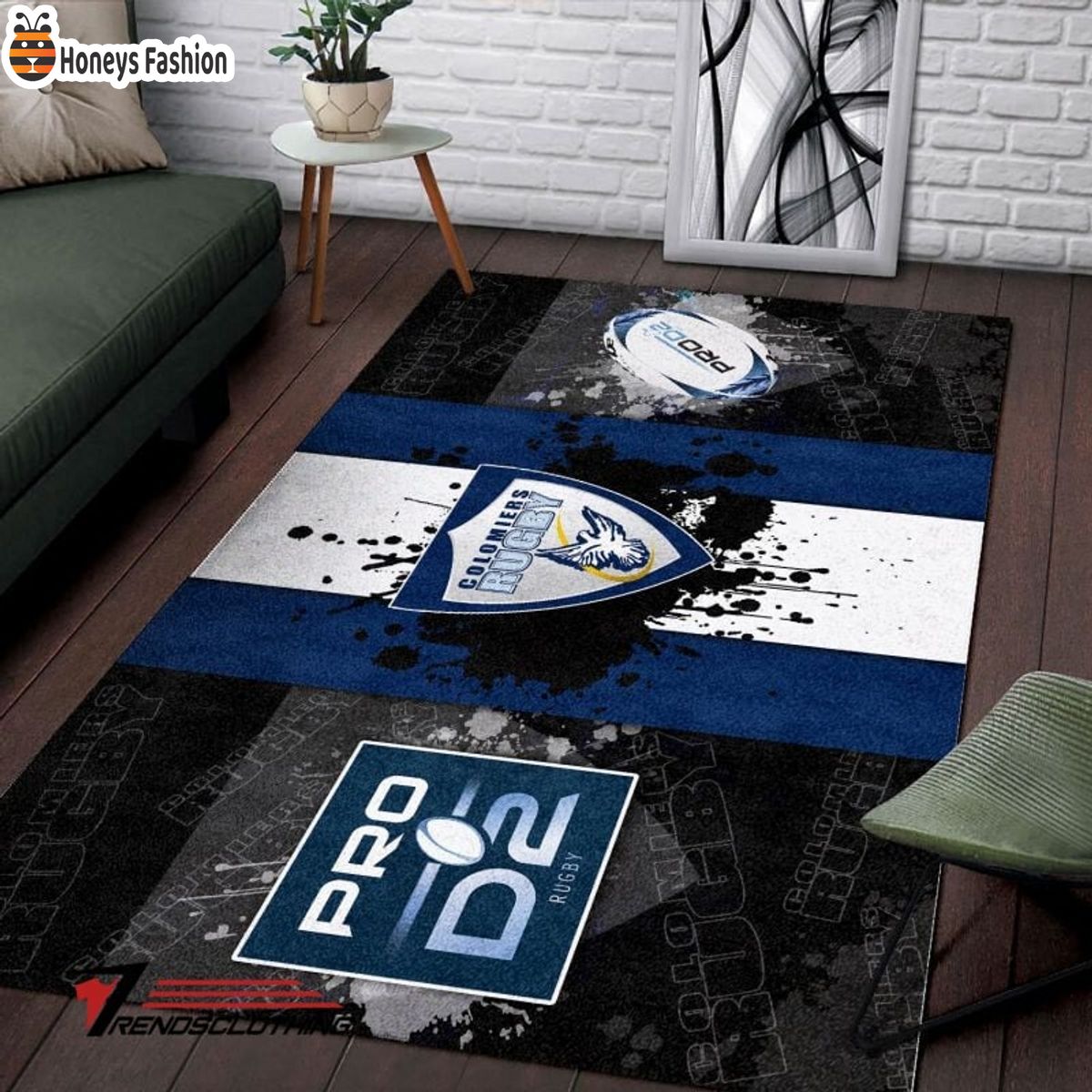 Colomiers Rugby Rug Carpet