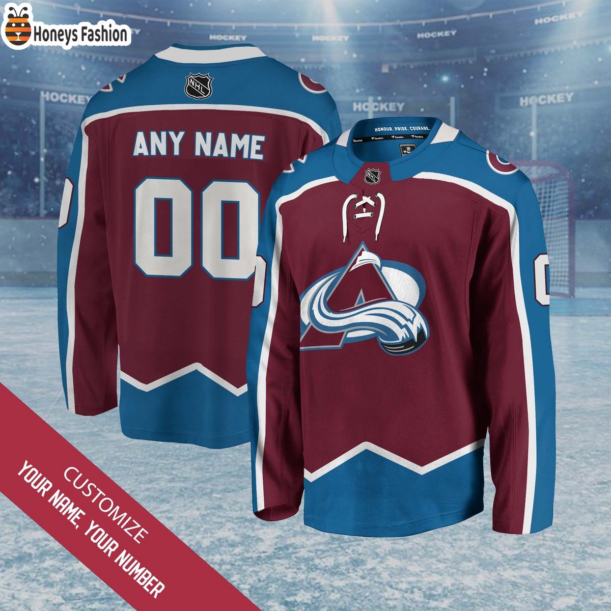 Colorado Avalanche Personalized Hockey Jersey