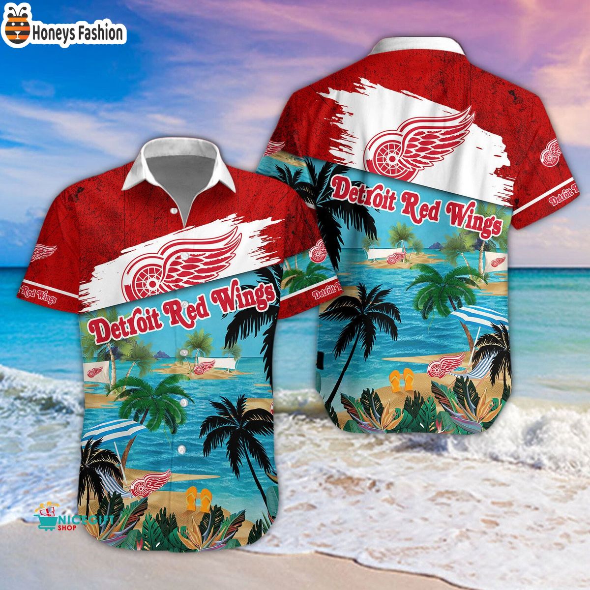 Detroit Red Wings NHL 2023 Summer Hawaiian Shirt