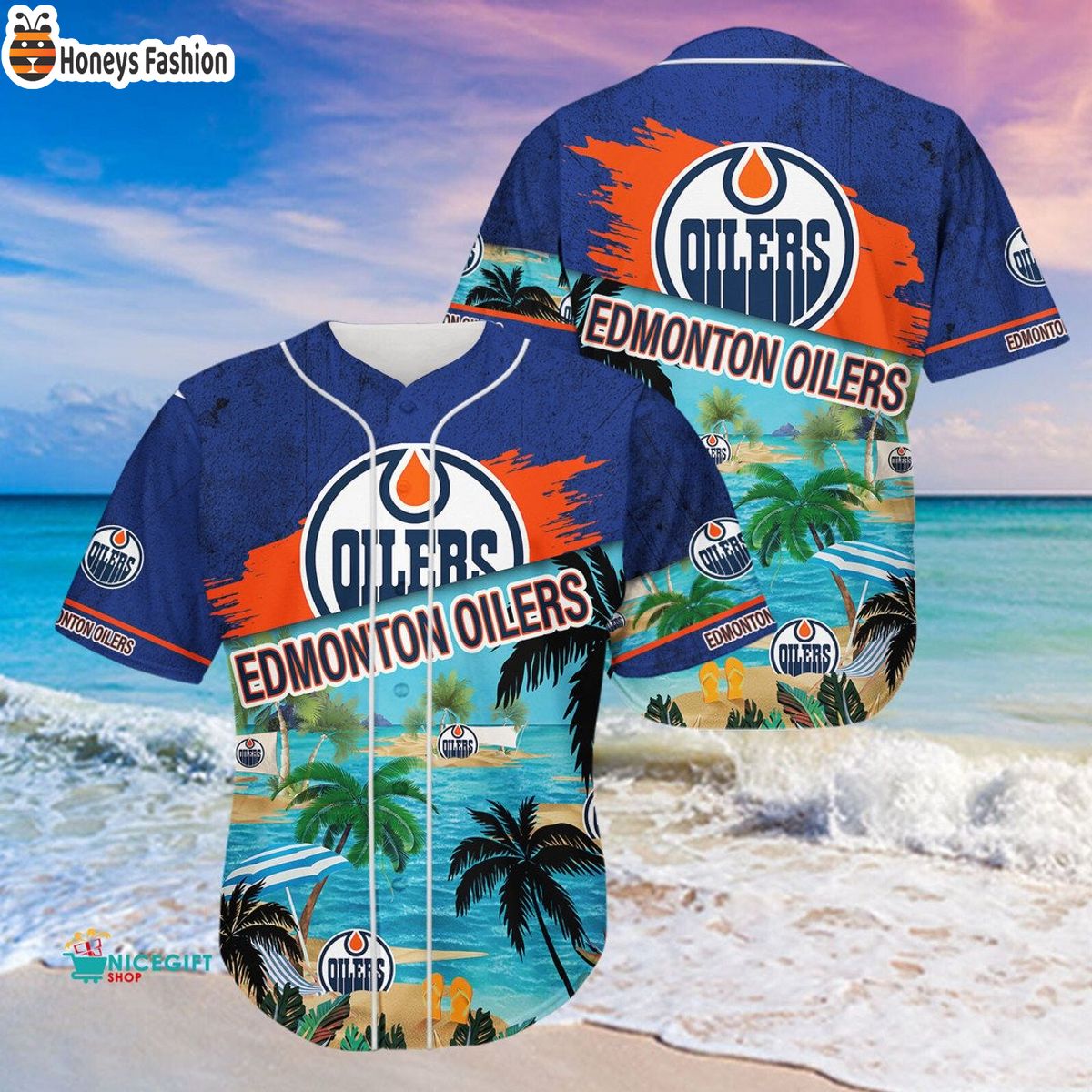 Edmonton Oilers 2023 Baseball Jersey