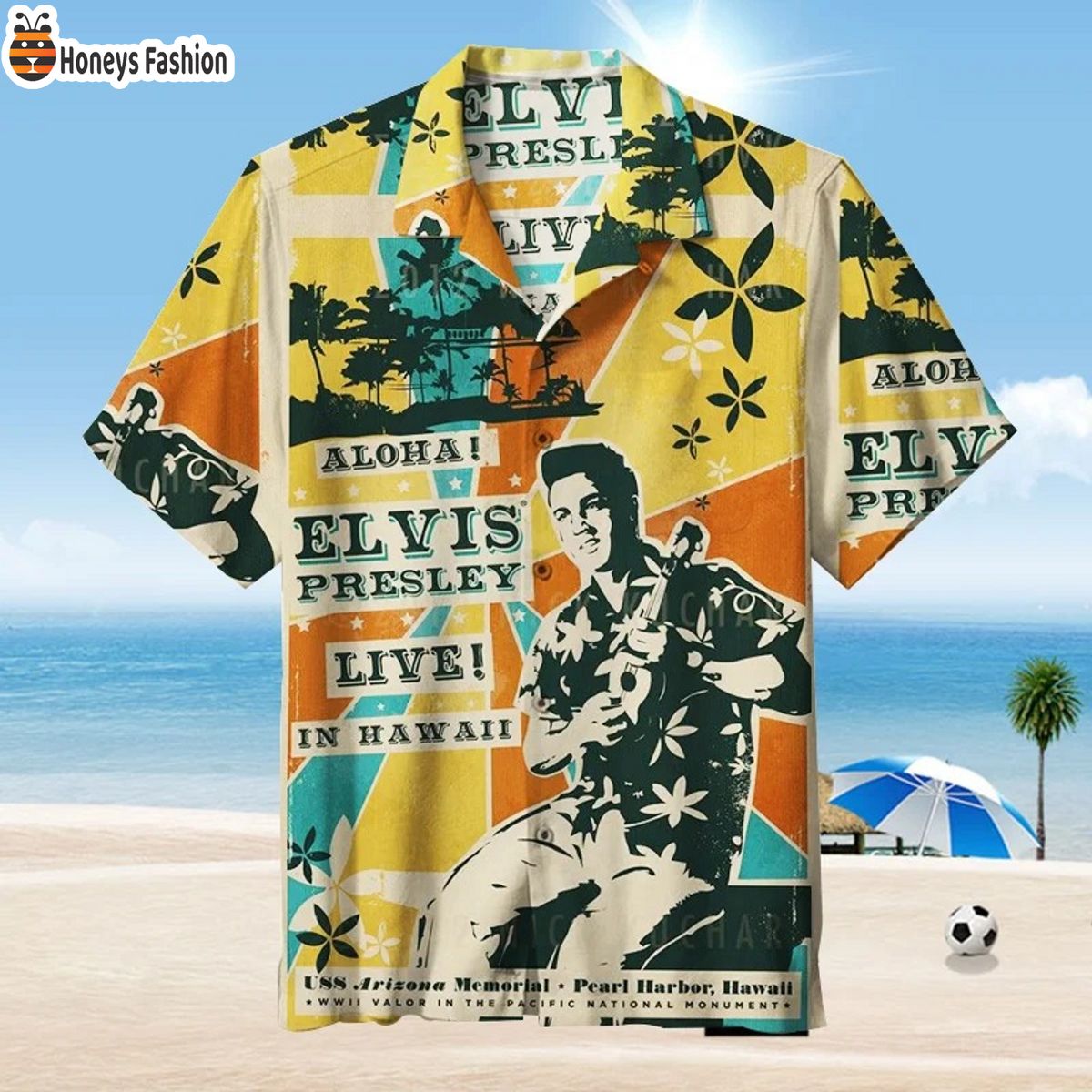 Elvis Presley Live in Hawaii Hawaiian Shirt