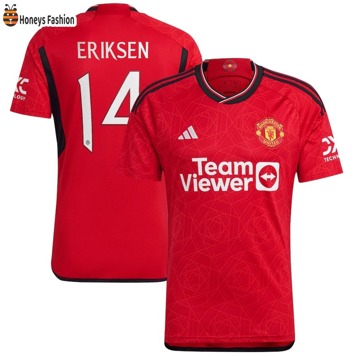 Eriksen 14 Manchester United Premier League 23-24 Jersey