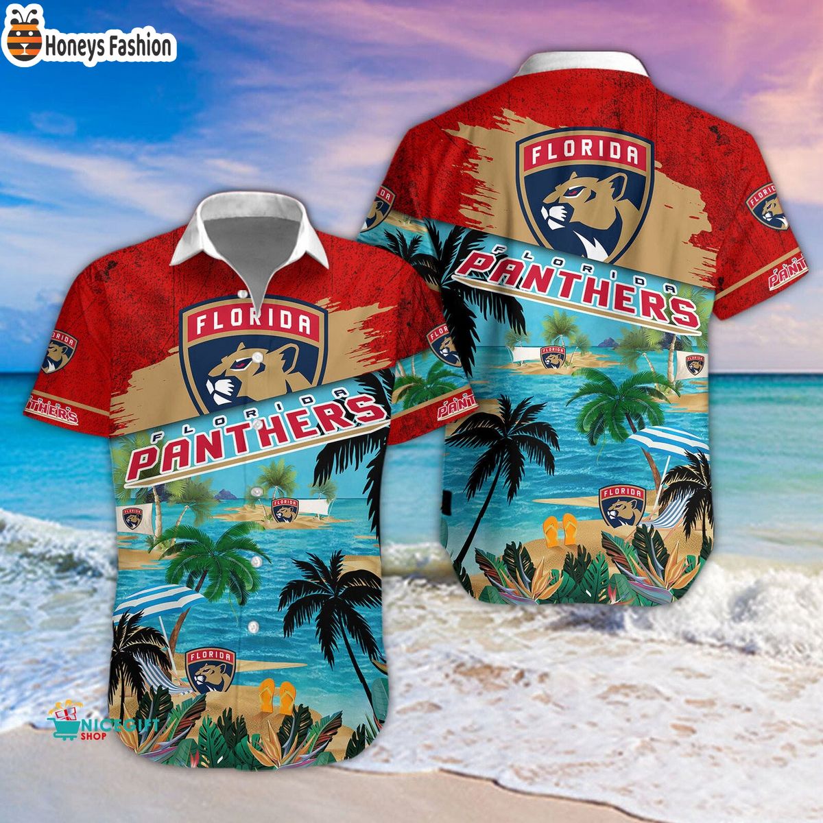 Florida Panthers NHL 2023 Summer Hawaiian Shirt