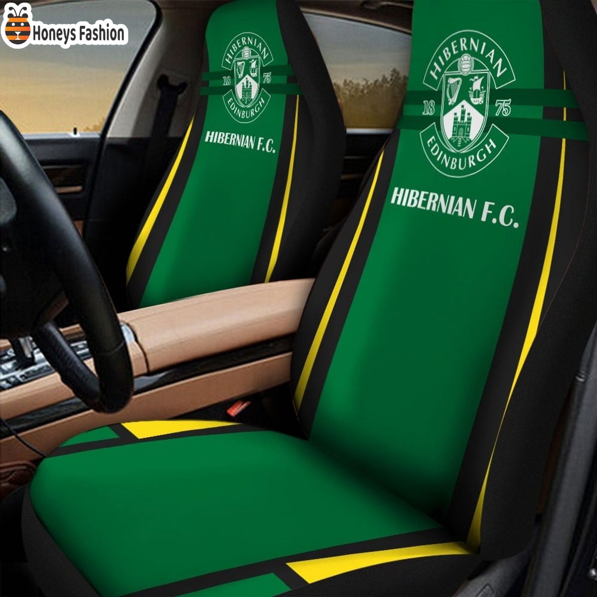 Hibernian F.C. car seat cover