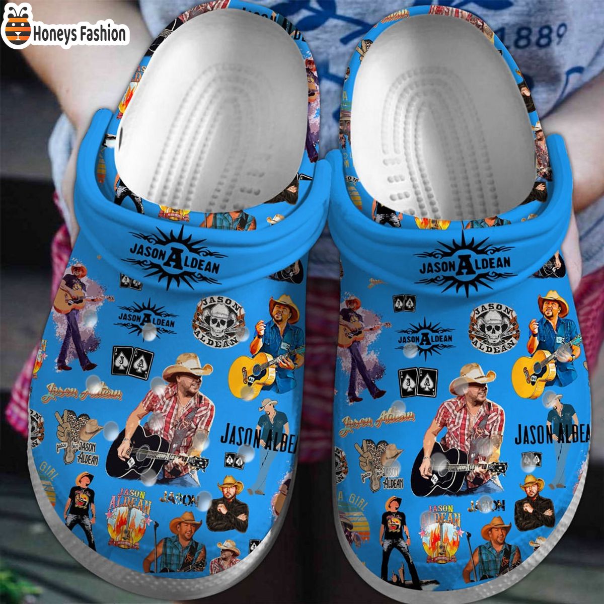 Jason Aldean Singer Music Crocs Crocband