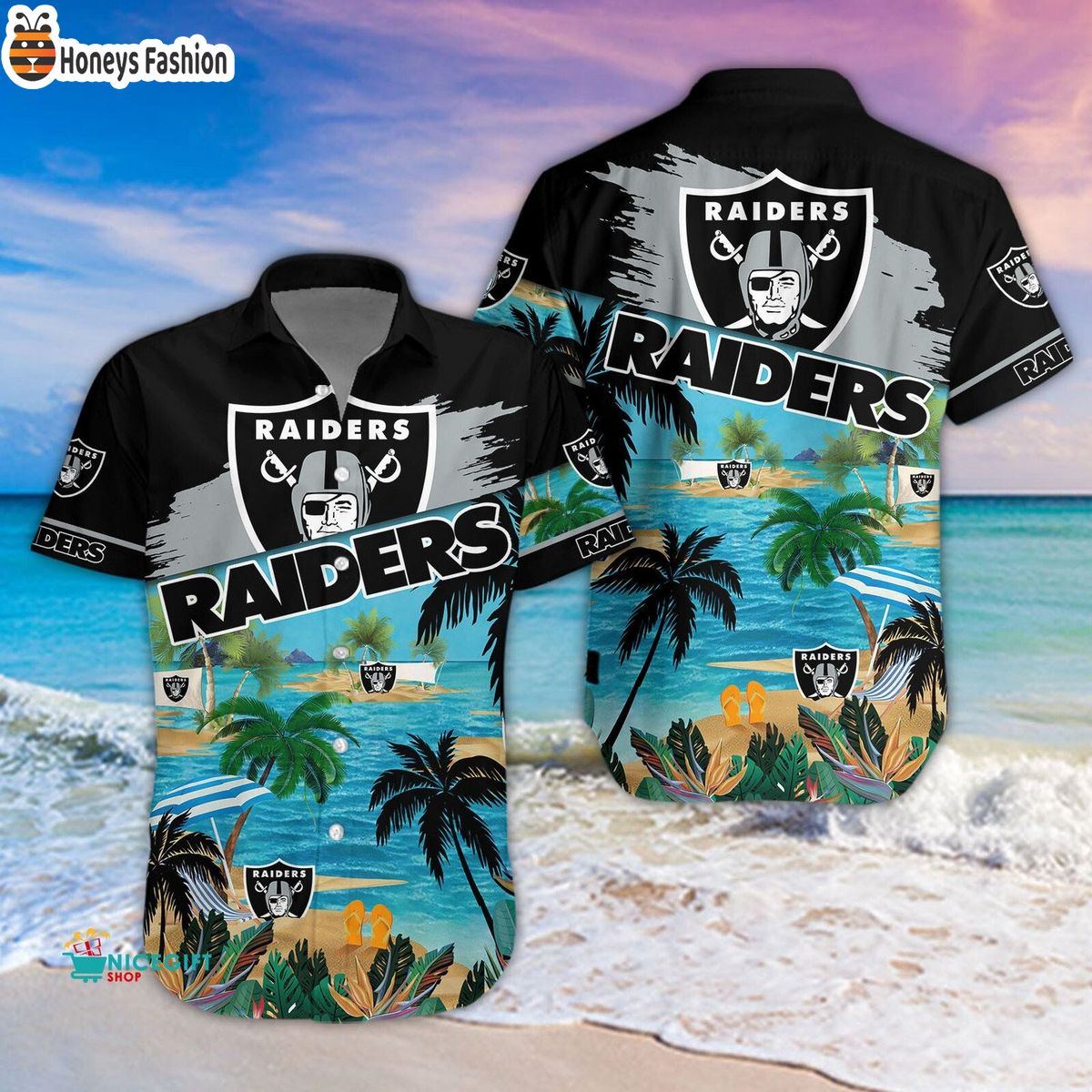 Las Vegas Raiders NFL Summer 2023 Hawaiian Shirt