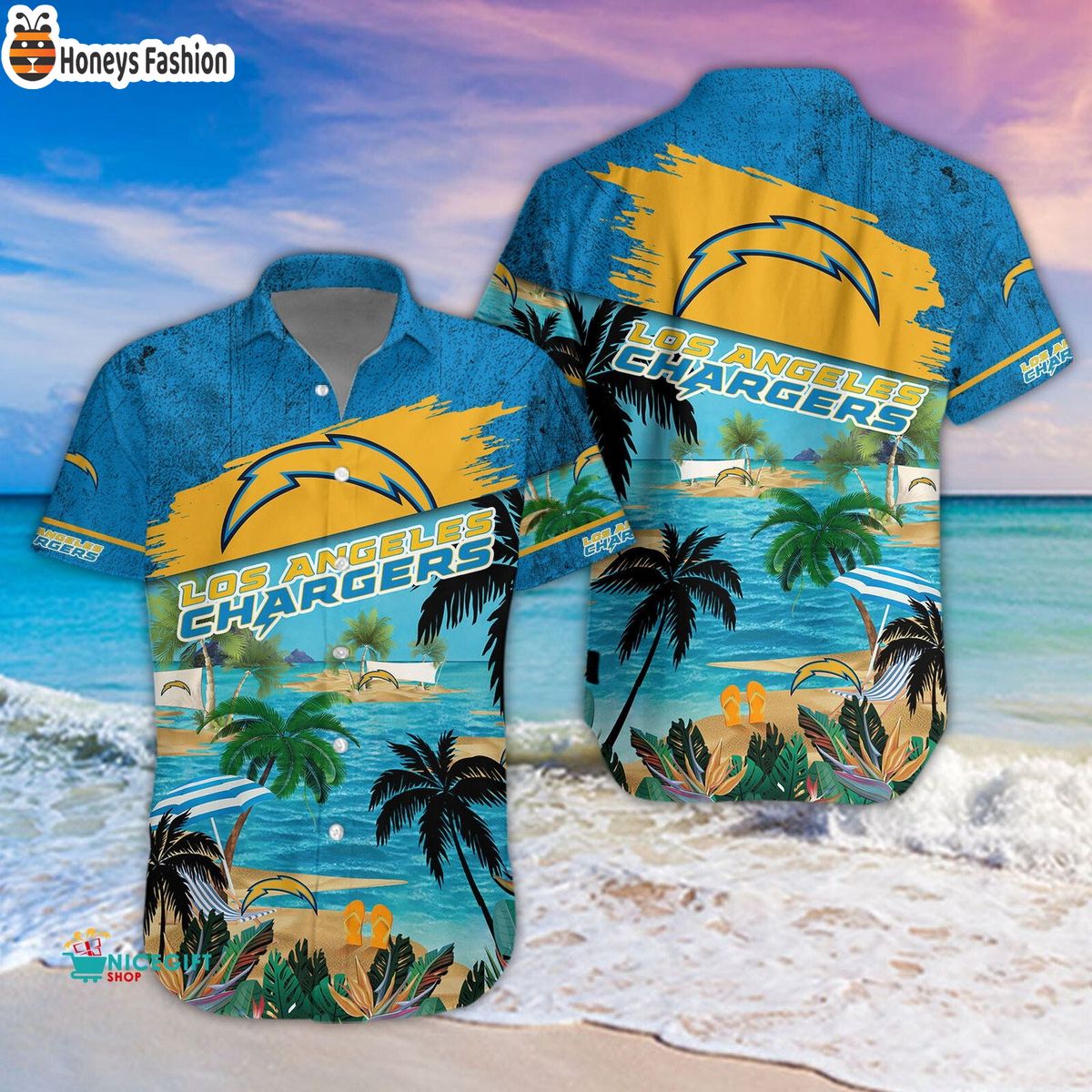 Los Angeles Chargers NFL Summer 2023 Hawaiian Shirt