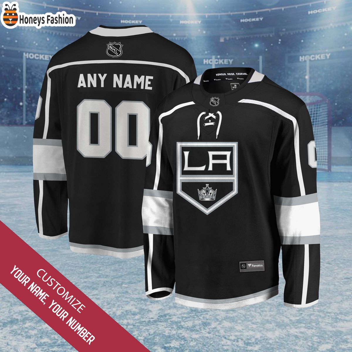 Los Angeles Kings Personalized Hockey Jersey