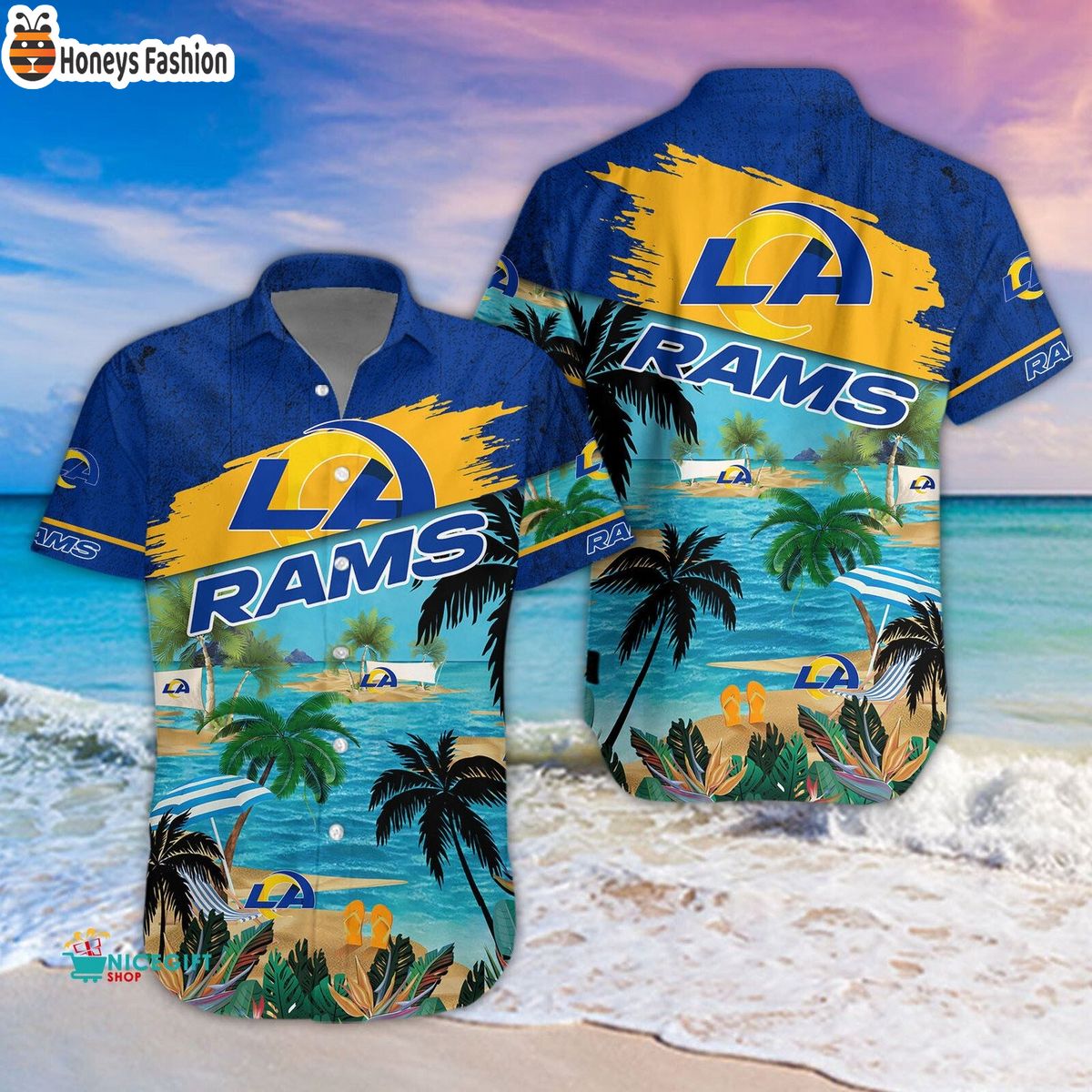 Los Angeles Rams NFL Summer 2023 Hawaiian Shirt
