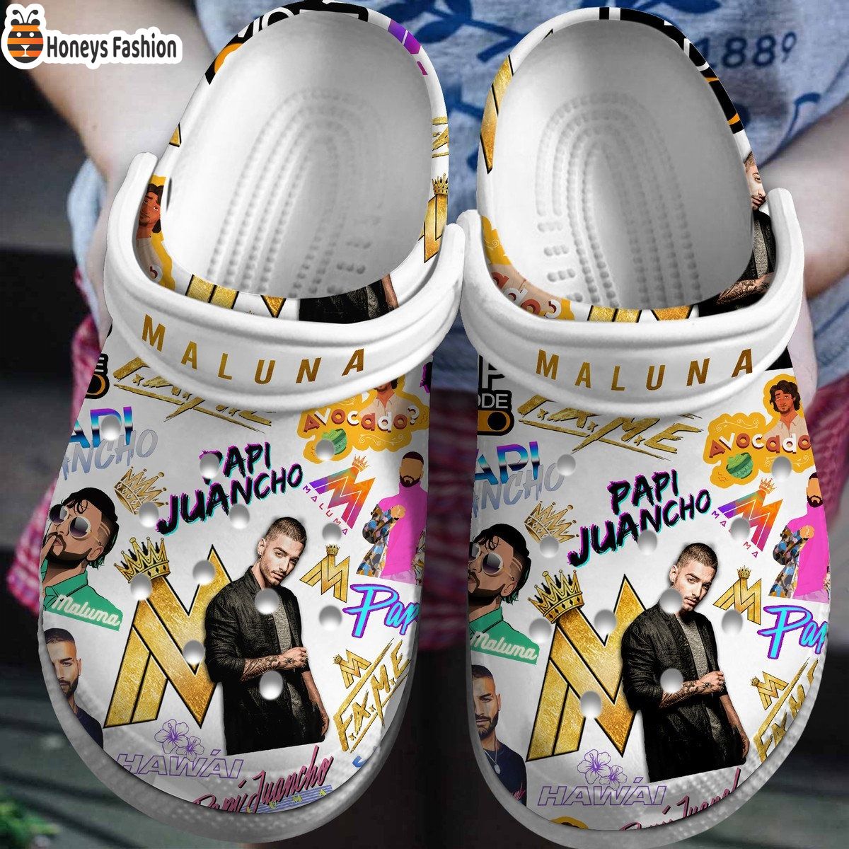 Maluma Singer Music Crocs Crocband