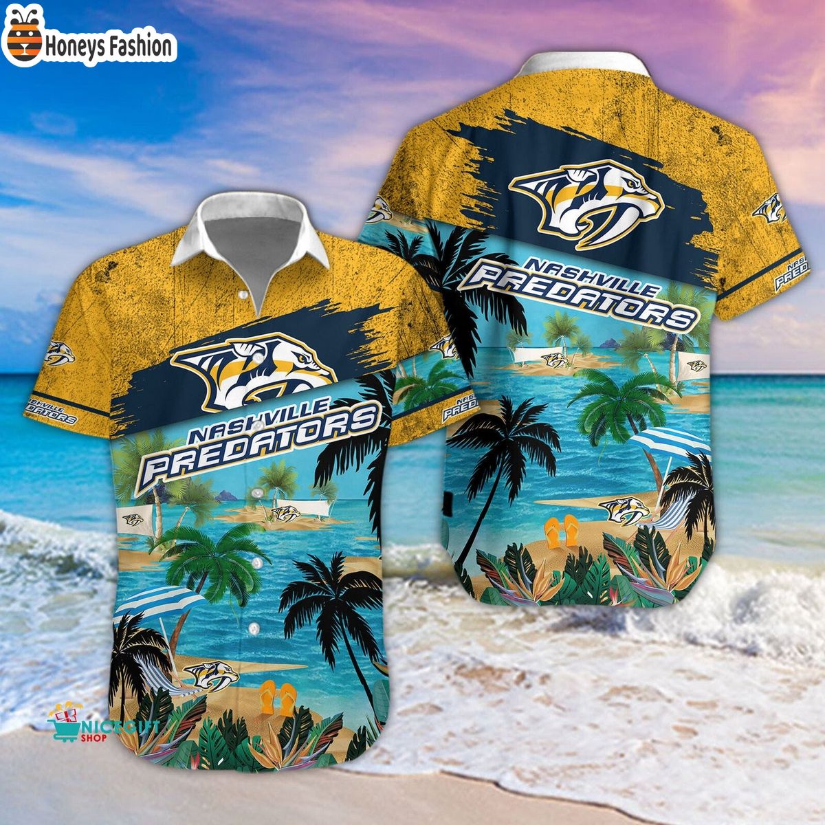 Nashville Predators NHL 2023 Summer Hawaiian Shirt