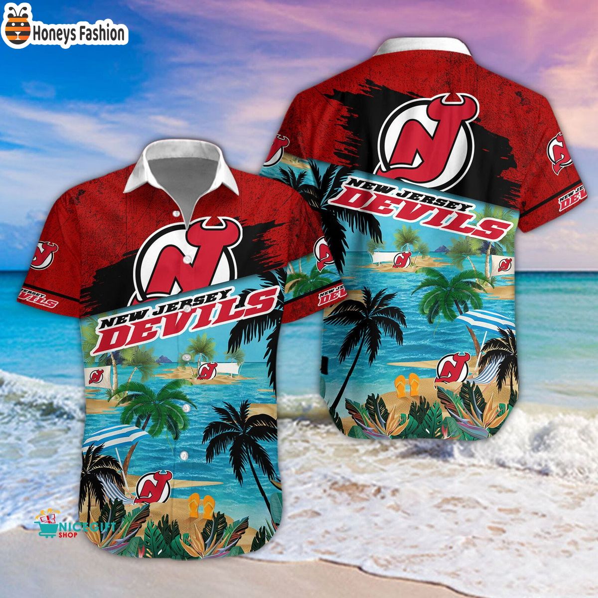 New Jersey Devils NHL 2023 Summer Hawaiian Shirt