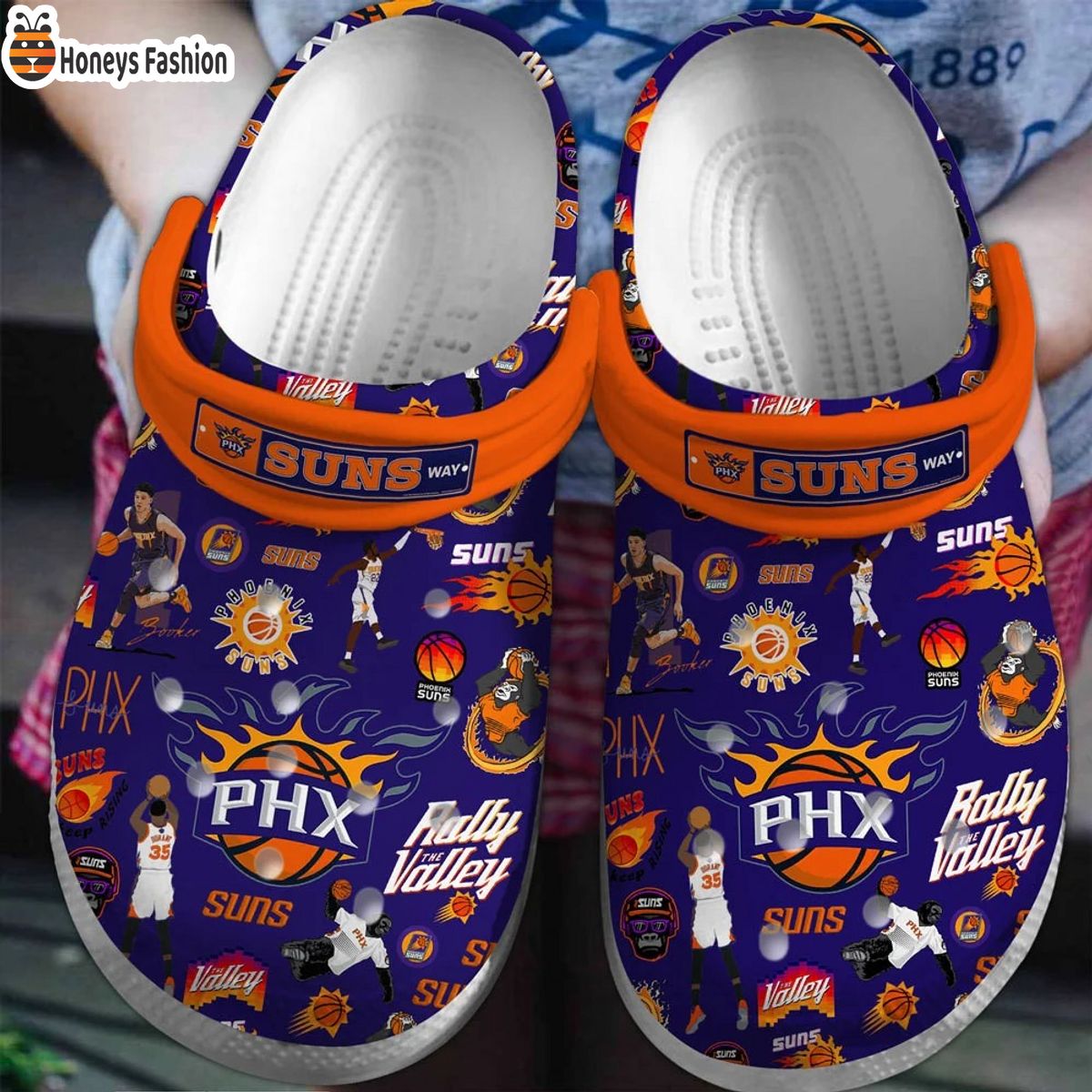 Phoenix Suns Basketball Team NBA Sport Crocs Crocband