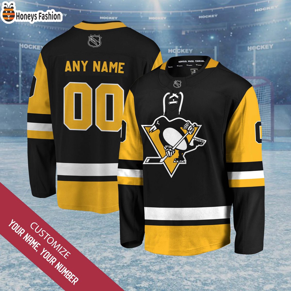 Pittsburgh Penguins Personalized Hockey Jersey