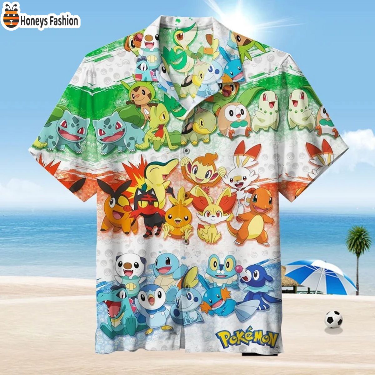 Pokémon I Choose You Collection Ver 14 Hawaiian Shirt